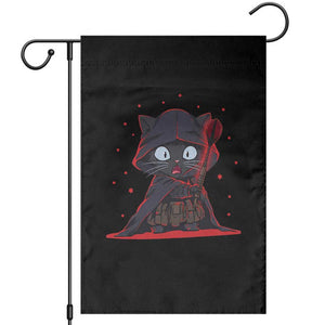 Funny Cat Vader Kitten Playing Darts Garden Flag Space Scifi Dartist Gift TS12 Black Print Your Wear