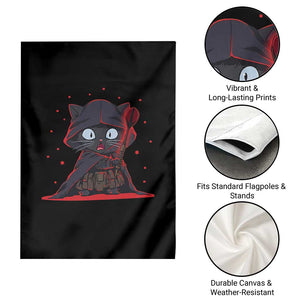 Funny Cat Vader Kitten Playing Darts Garden Flag Space Scifi Dartist Gift TS12 Print Your Wear