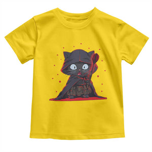 Funny Cat Vader Kitten Playing Darts Toddler T Shirt Space Scifi Dartist Gift TS12 Daisy Print Your Wear