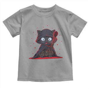 Funny Cat Vader Kitten Playing Darts Toddler T Shirt Space Scifi Dartist Gift TS12 Sport Gray Print Your Wear