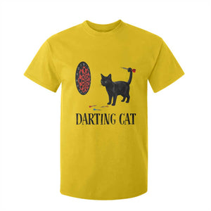 Funny Black Cat Darts Player T Shirt For Kid Darting Cat Dartist Gift TS12 Daisy Print Your Wear