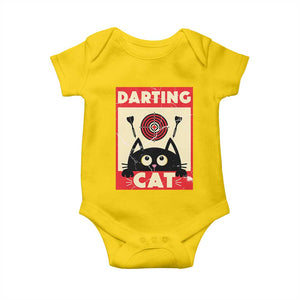 Black Cat Dart Thrower Baby Onesie Cat Lover Dartist Gift TS12 Daisy Print Your Wear