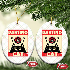 Black Cat Dart Thrower Ceramic Ornament Cat Lover Dartist Gift TS12 Print Your Wear