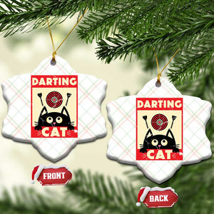 Black Cat Dart Thrower Ceramic Ornament Cat Lover Dartist Gift TS12 Print Your Wear