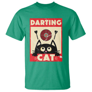 Black Cat Dart Thrower T Shirt Cat Lover Dartist Gift TS12 Irish Green Print Your Wear