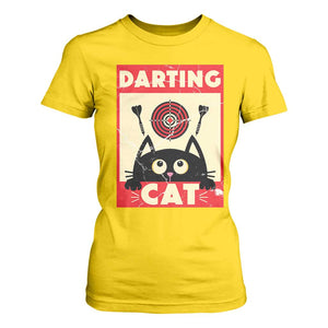 Black Cat Dart Thrower T Shirt For Women Cat Lover Dartist Gift TS12 Daisy Print Your Wear