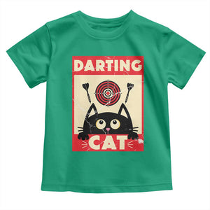 Black Cat Dart Thrower Toddler T Shirt Cat Lover Dartist Gift TS12 Irish Green Print Your Wear