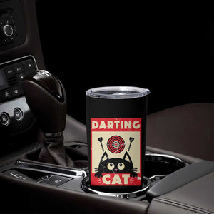Black Cat Dart Thrower Tumbler Cup Cat Lover Dartist Gift TS12 Print Your Wear