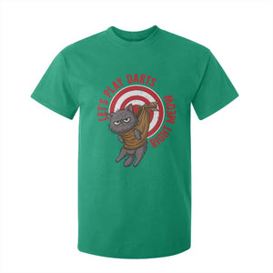 Funny Cat Darts Lover T Shirt For Kid Lets Play Darts Right Meow TS12 Irish Green Print Your Wear