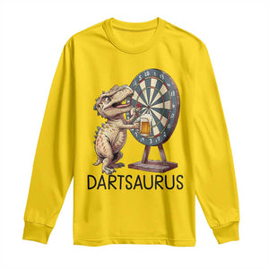 Dartsaurus Long Sleeve Shirt Funny Dinosaur Dart Player Gift TS12 Daisy Print Your Wear