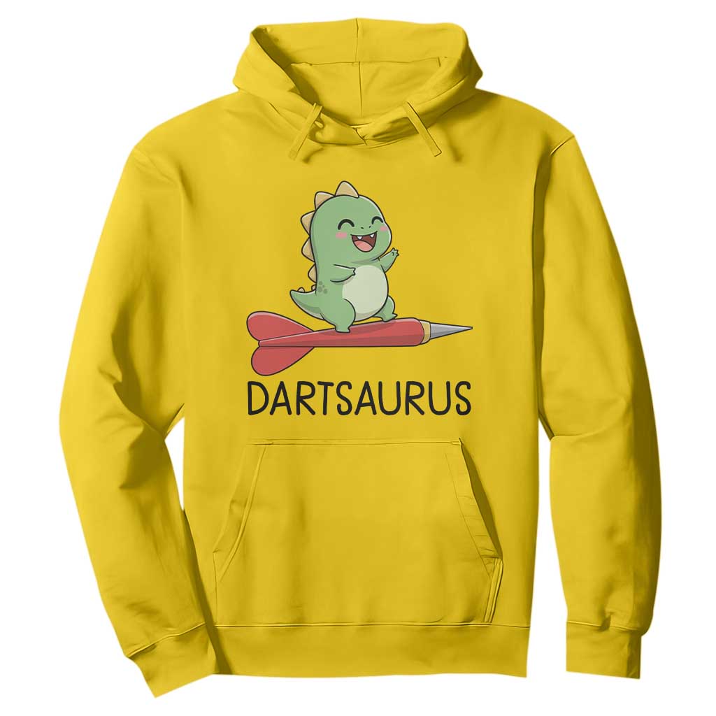 Cute Dartsaurus Playing Dart Hoodie Dinosaur Lover Gift TS12 Daisy Print Your Wear