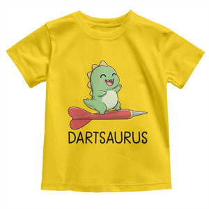 Cute Dartsaurus Playing Dart Toddler T Shirt Dinosaur Lover Gift TS12 Daisy Print Your Wear