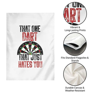 That One Dart That Just Hates You Garden Flag Funny Dartist Gift TS12 Print Your Wear