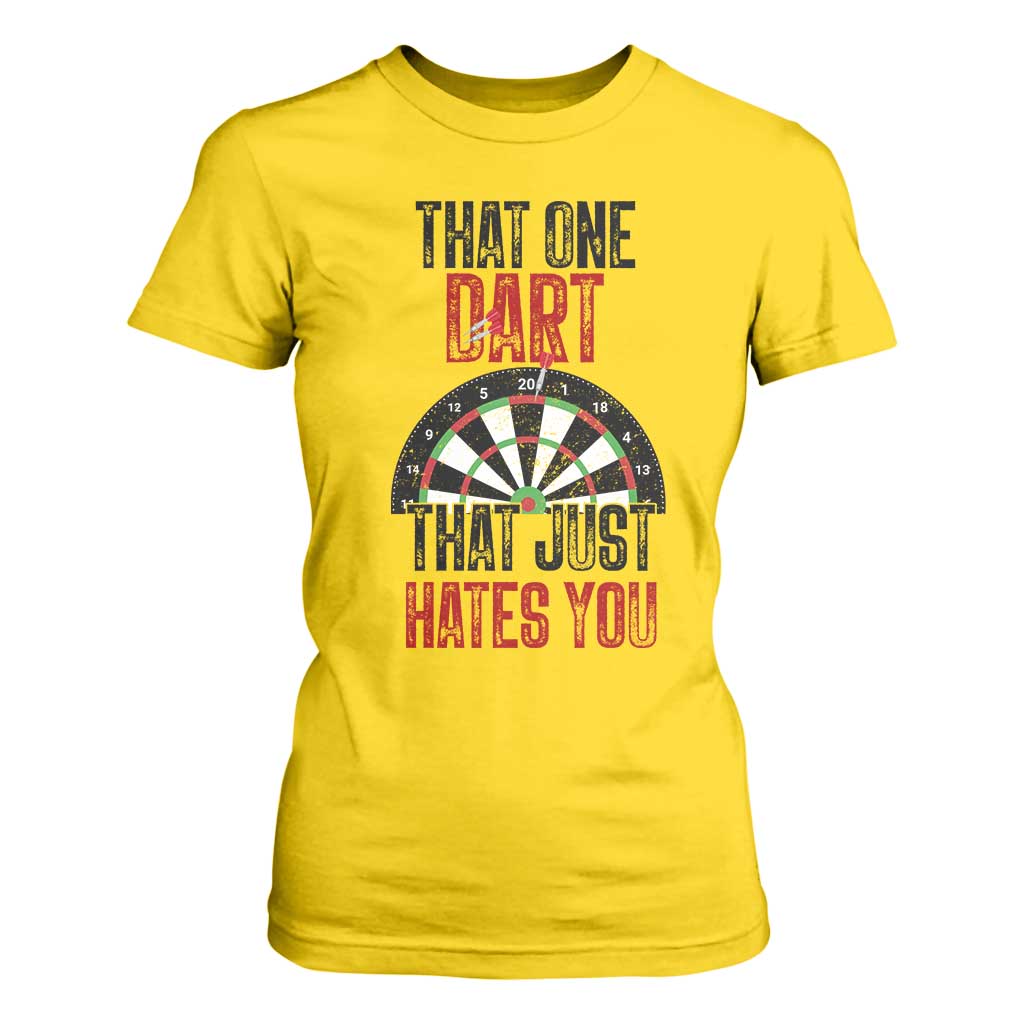 That One Dart That Just Hates You T Shirt For Women Funny Dartist Gift TS12 Daisy Print Your Wear