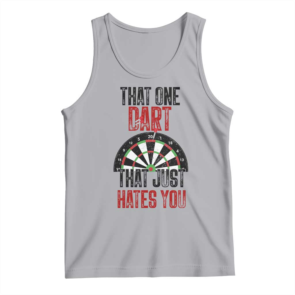 That One Dart That Just Hates You Tank Top Funny Dartist Gift TS12 Athletic Heather Print Your Wear