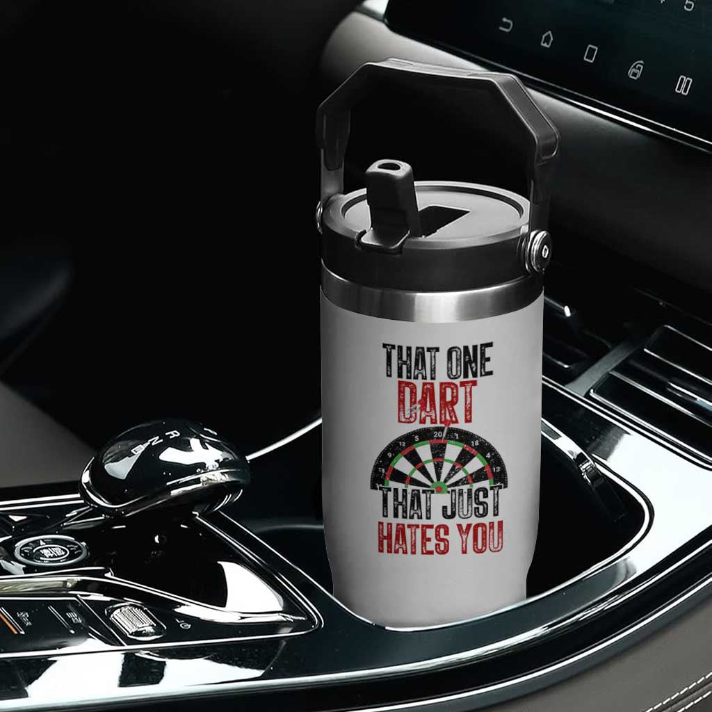 That One Dart That Just Hates You Flip Straw Tumbler Funny Dartist Gift TS12 Print Your Wear