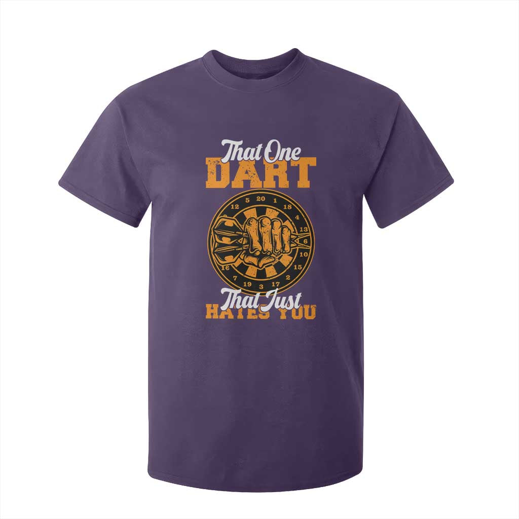 Funny Dartist Pub Game T Shirt For Kid That One Dart That Just Hates You TS12 Purple Print Your Wear