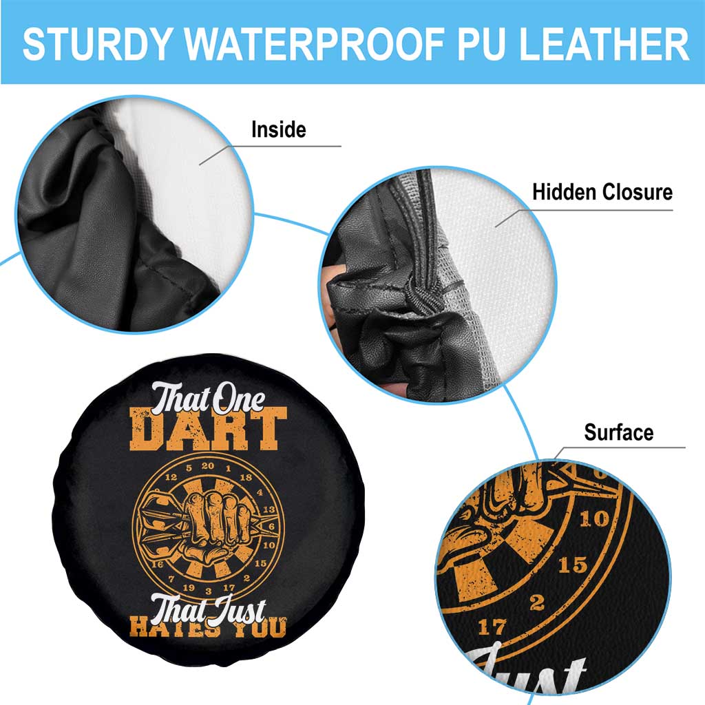 Funny Dartist Pub Game Spare Tire Cover That One Dart That Just Hates You TS12 Print Your Wear