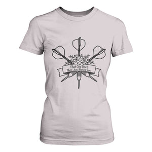 Funny Darts Sarcasm T Shirt For Women That One Dart That Just Hates You TS12 Ice Gray Print Your Wear