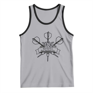 Funny Darts Sarcasm Tank Top That One Dart That Just Hates You TS12 Athletic Heather Black Print Your Wear