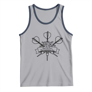 Funny Darts Sarcasm Tank Top That One Dart That Just Hates You TS12 Athletic Heather Navy Print Your Wear