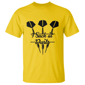 Funny I Suck At Darts T Shirt Bar Game Lover Dartist Gift TS12 Daisy Print Your Wear