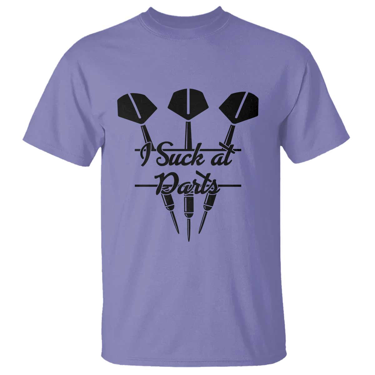 Funny I Suck At Darts T Shirt Bar Game Lover Dartist Gift TS12 Violet Print Your Wear