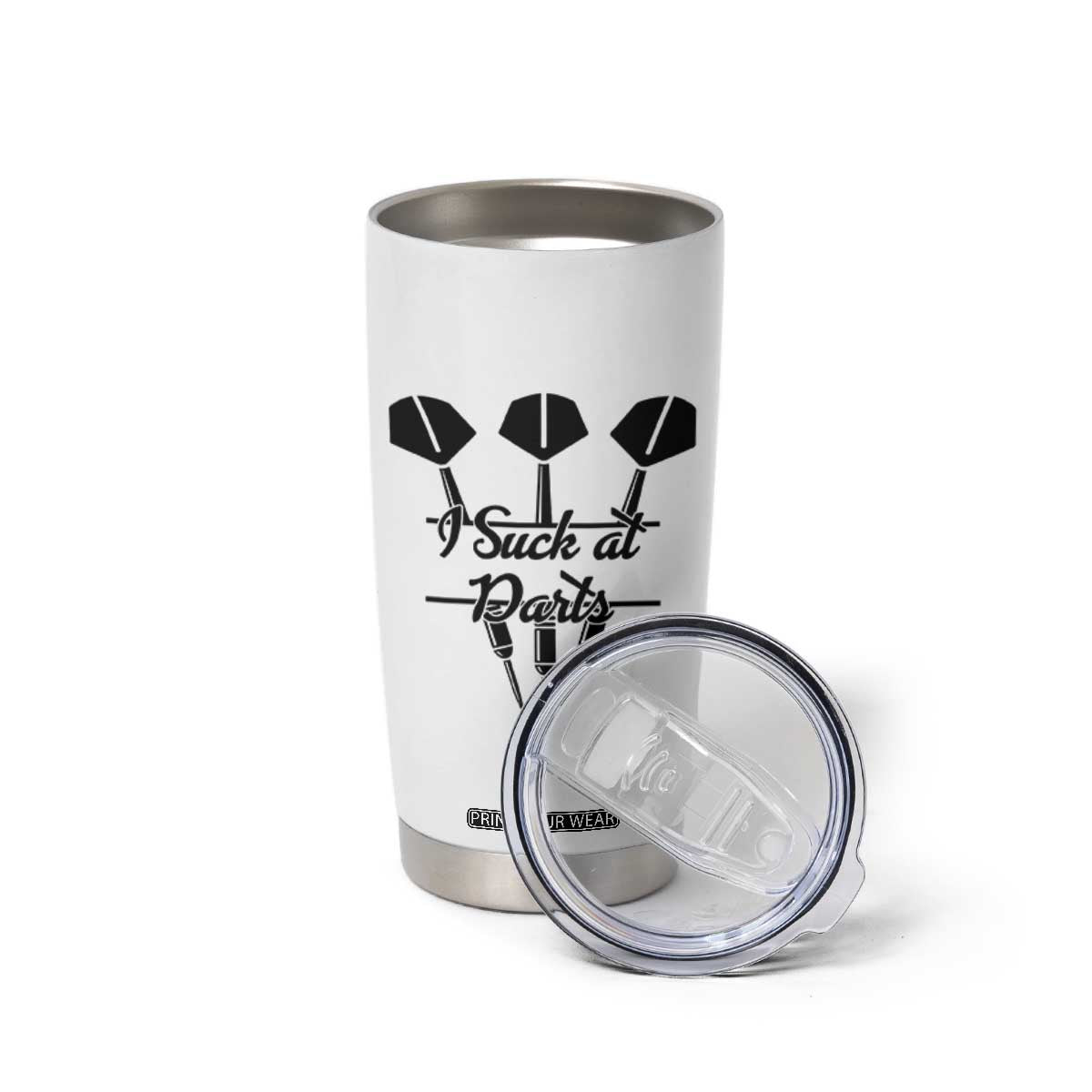 Funny I Suck At Darts Tumbler Cup Bar Game Lover Dartist Gift TS12 Print Your Wear