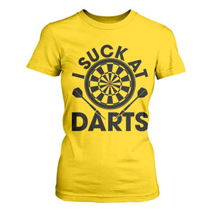 Funny I Suck At Darts T Shirt For Women Darts Lover Gift For Bad Players TS12 Daisy Print Your Wear