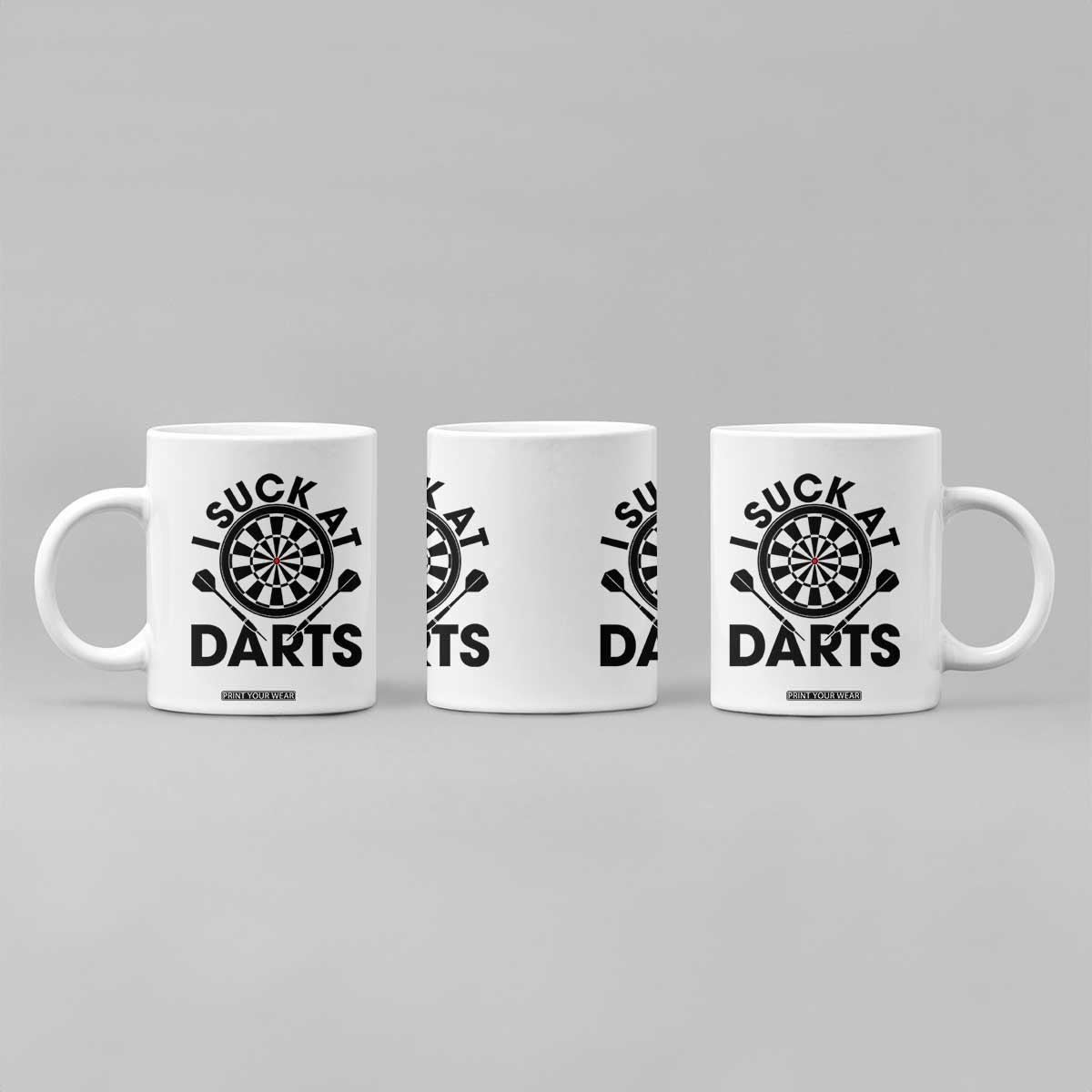 Funny I Suck At Darts Coffee Mug Darts Lover Gift For Bad Players TS12 Print Your Wear