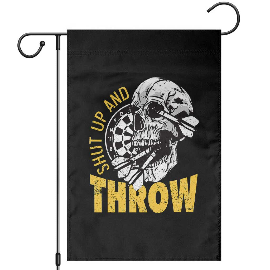 Funny Skeleton Darts Player Garden Flag I Suck At Darts TS12 Black Print Your Wear