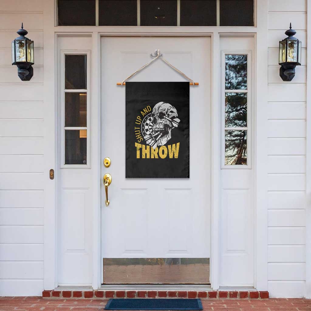 Funny Skeleton Darts Player Garden Flag I Suck At Darts TS12 Print Your Wear