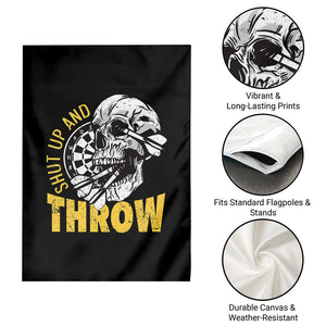 Funny Skeleton Darts Player Garden Flag I Suck At Darts TS12 Print Your Wear