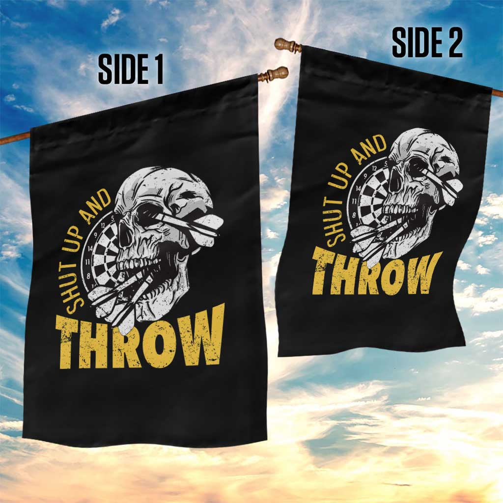 Funny Skeleton Darts Player Garden Flag I Suck At Darts TS12 Print Your Wear