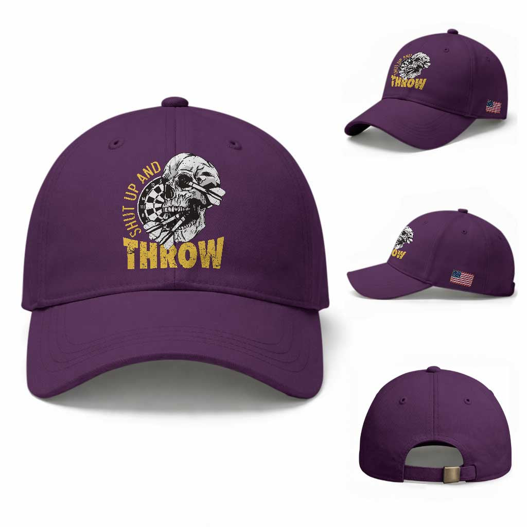 Funny Skeleton Darts Player Baseball Cap I Suck At Darts TS12 Baseball Cap Universal Fit Purple Print Your Wear
