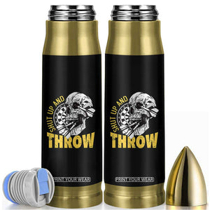 Funny Skeleton Darts Player Bullet Tumbler I Suck At Darts TS12 Black Print Your Wear
