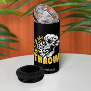Funny Skeleton Darts Player 4 in 1 Can Cooler Tumbler I Suck At Darts TS12 Print Your Wear