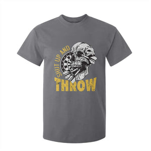 Funny Skeleton Darts Player T Shirt For Kid I Suck At Darts TS12 Charcoal Print Your Wear