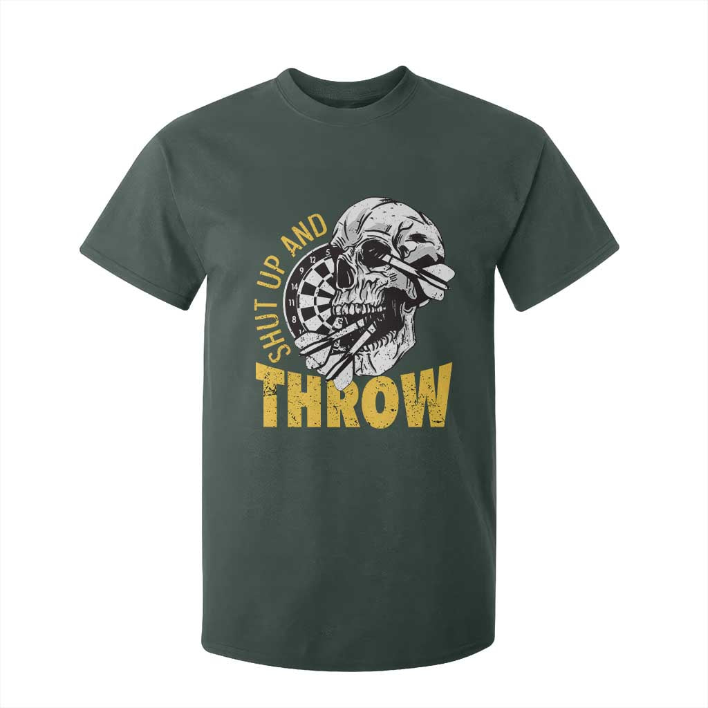 Funny Skeleton Darts Player T Shirt For Kid I Suck At Darts TS12 Dark Forest Green Print Your Wear