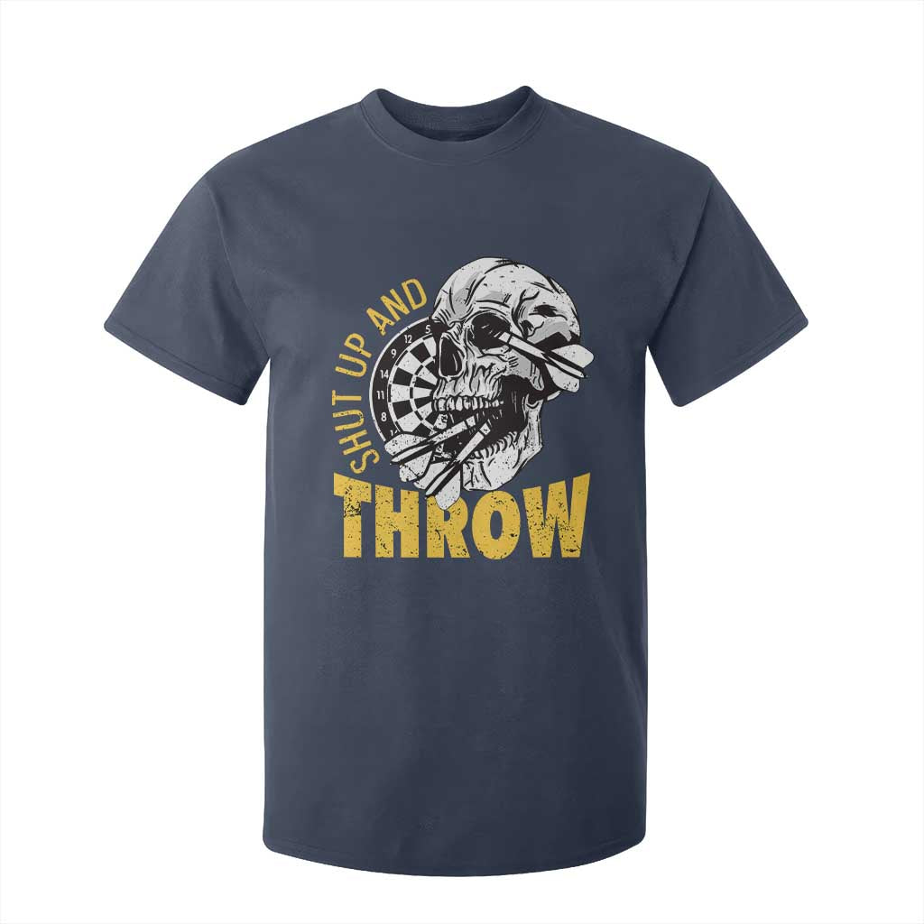 Funny Skeleton Darts Player T Shirt For Kid I Suck At Darts TS12 Navy Print Your Wear