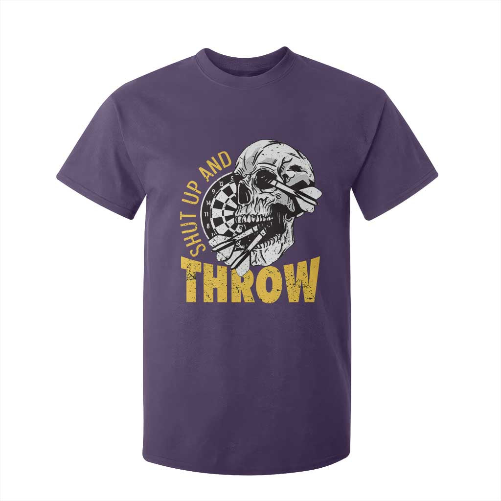 Funny Skeleton Darts Player T Shirt For Kid I Suck At Darts TS12 Purple Print Your Wear