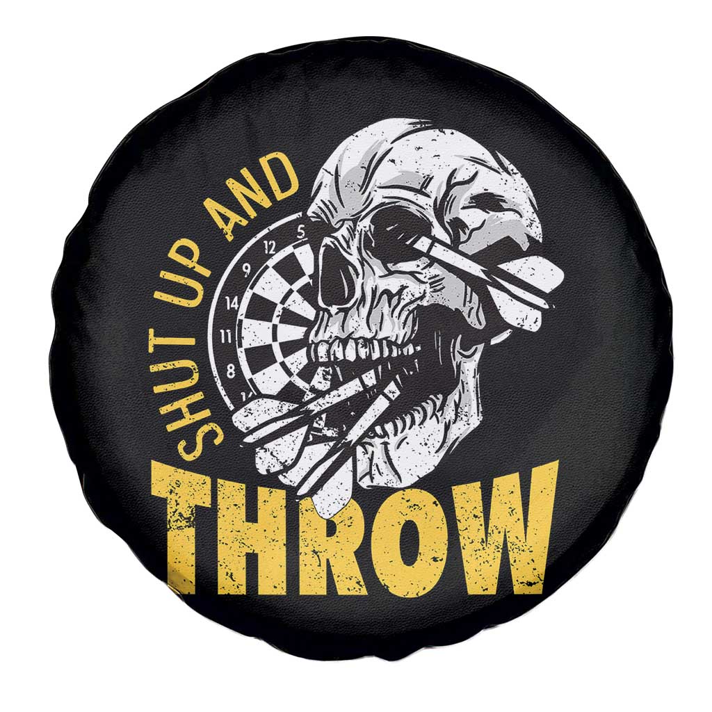 Funny Skeleton Darts Player Spare Tire Cover I Suck At Darts TS12 Print Your Wear