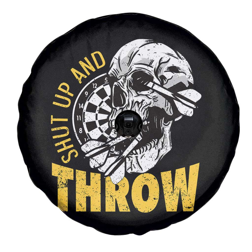 Funny Skeleton Darts Player Spare Tire Cover I Suck At Darts TS12 Print Your Wear