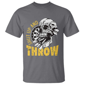 Funny Skeleton Darts Player T Shirt I Suck At Darts TS12 Charcoal Print Your Wear