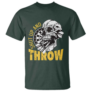 Funny Skeleton Darts Player T Shirt I Suck At Darts TS12 Dark Forest Green Print Your Wear