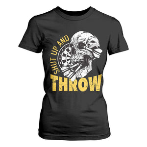 Funny Skeleton Darts Player T Shirt For Women I Suck At Darts TS12 Black Print Your Wear