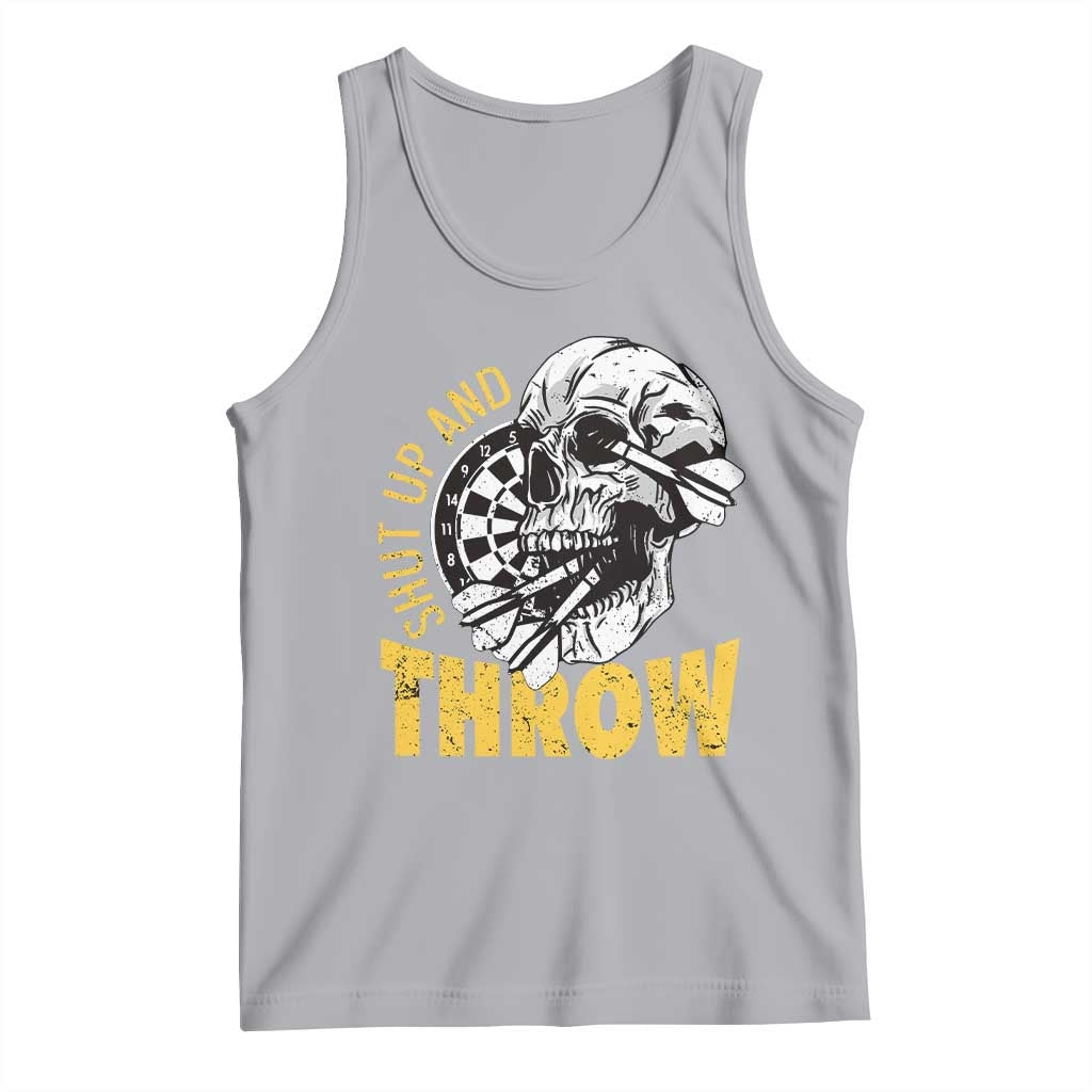 Funny Skeleton Darts Player Tank Top I Suck At Darts TS12 Athletic Heather Print Your Wear