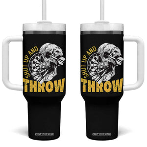 Funny Skeleton Darts Player Tumbler With Handle I Suck At Darts TS12 One Size: 40 oz Black Print Your Wear