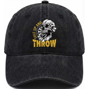 Funny Skeleton Darts Player Washed Cotton Baseball Cap I Suck At Darts TS12 Print Your Wear