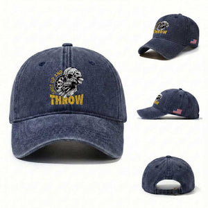 Funny Skeleton Darts Player Washed Cotton Baseball Cap I Suck At Darts TS12 Washed Cap Universal Fit Navy Print Your Wear